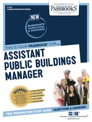 cover image of Assistant Public Buildings Manager